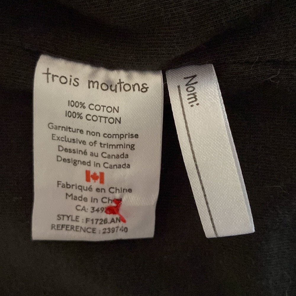 Trois Moutons Gray V-Neck Vest 9 Months - Picture 7 of 9